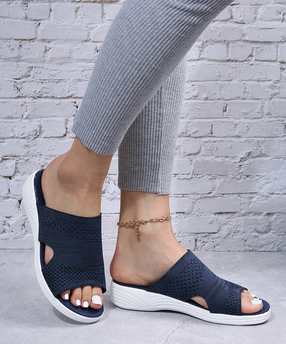 Outlet ๐ PAOTMBU Blue Cutout ๐ฉด Sandal - ๐ฉ Women ๐ - Image 4