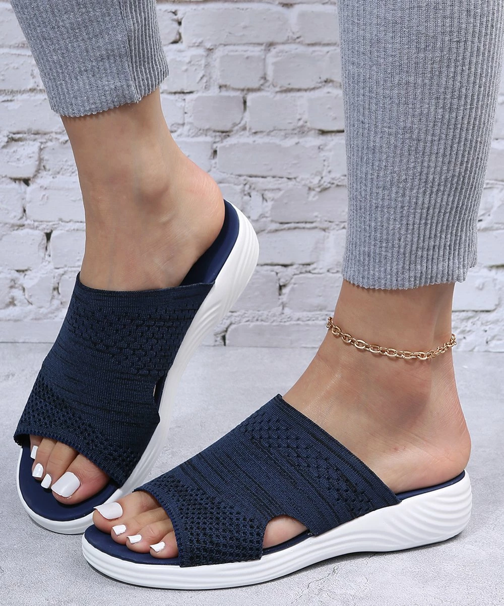 Outlet ๐ PAOTMBU Blue Cutout ๐ฉด Sandal - ๐ฉ Women ๐ - Image 5