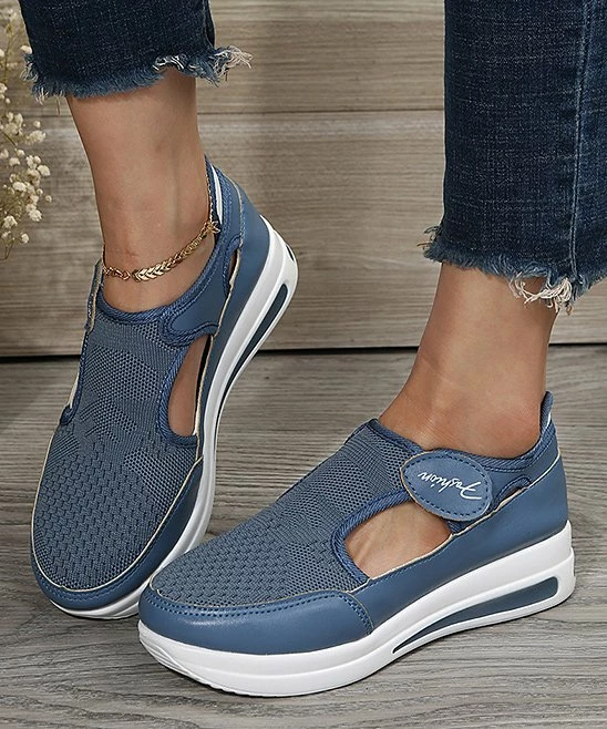 Best reviews of ❤️ PAOTMBU Blue & White Mesh 👟 Sneaker - 👩 Women ❤️ - Image 4