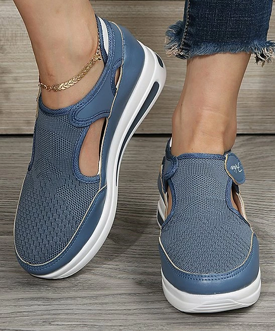 Best reviews of ❤️ PAOTMBU Blue & White Mesh 👟 Sneaker - 👩 Women ❤️