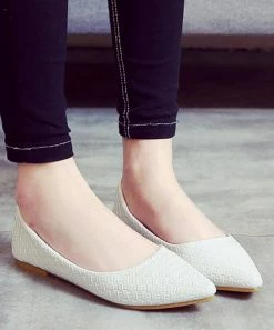 Best reviews of ๐ PAOTMBU White Woven Ballet Flat - ๐ฉ Women ๐