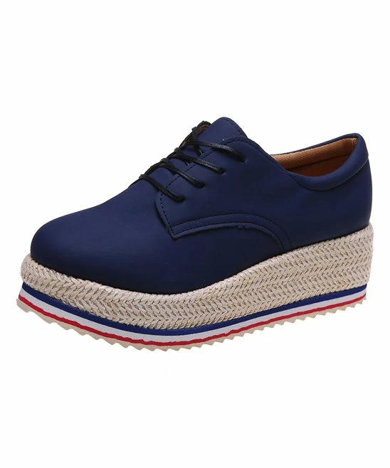 Flash Sale ๐ฅ PAOTMBU Blue Rope-Detail Platform ๐ Sneaker - ๐ฉ Women โ - Image 4