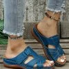 Buy 🔔 PAOTMBU Blue Platform 🩴 Sandal - 👩 Women ⌛