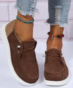 Promo 😀 PAOTMBU Brown Loafer - 👩 Women 🤩