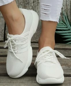 Brand new 😉 PAOTMBU White Mesh 👟 Sneaker - 👩 Women 👏