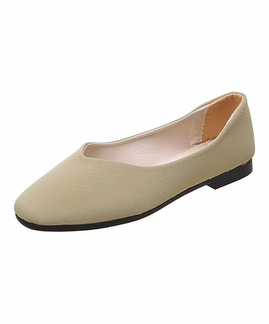 Promo 🔔 PAOTMBU Green Angled-Front Round-Toe Flat - 👩 Women 💯 - Image 4