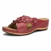 Cheapest 🎁 PAOTMBU Red Floral 🩴 Sandal - 👩 Women 🎉