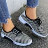 Cheapest 🎉 PAOTMBU Black & White Mesh 👟 Sneaker - 👩 Women ⌛