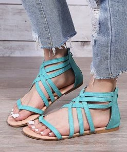 Best deal โญ PAOTMBU Blue Gladiator ๐ฉด Sandal - ๐ฉ Women ๐