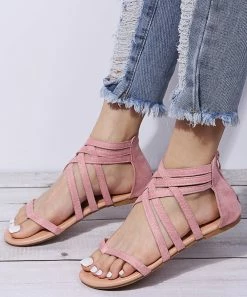 Best Pirce ๐ฏ PAOTMBU Pink Gladiator ๐ฉด Sandal - ๐ฉ Women โ
