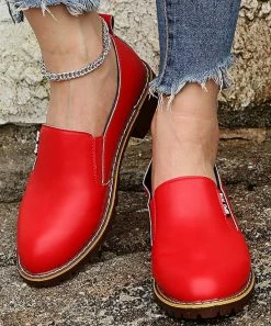 Best deal 😍 PAOTMBU Red Slip-On 👟 Shoe - 👩 Women ✨
