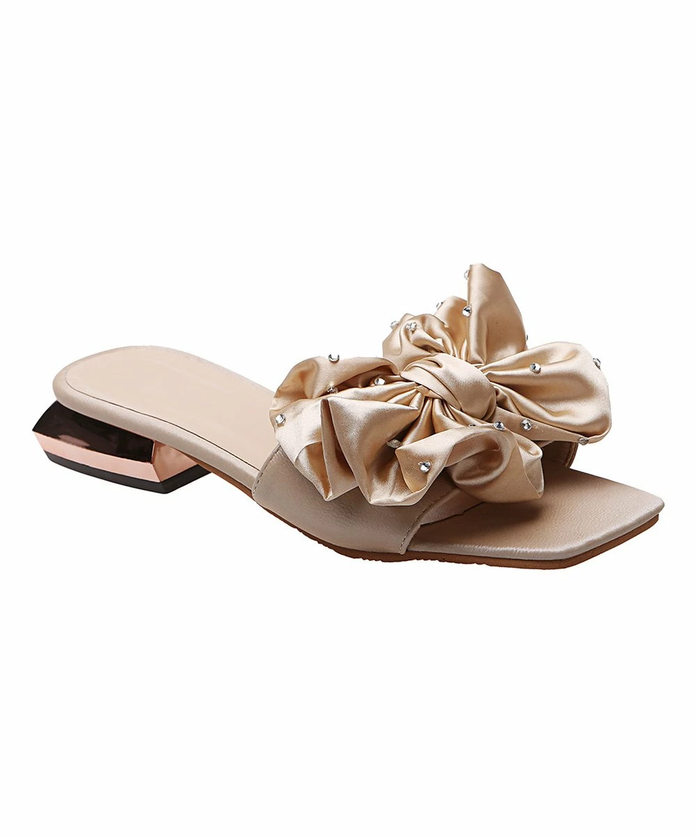 Best Pirce 🤩 PAOTMBU Apricot Bow Slide - 👩 Women ✨ - Image 2